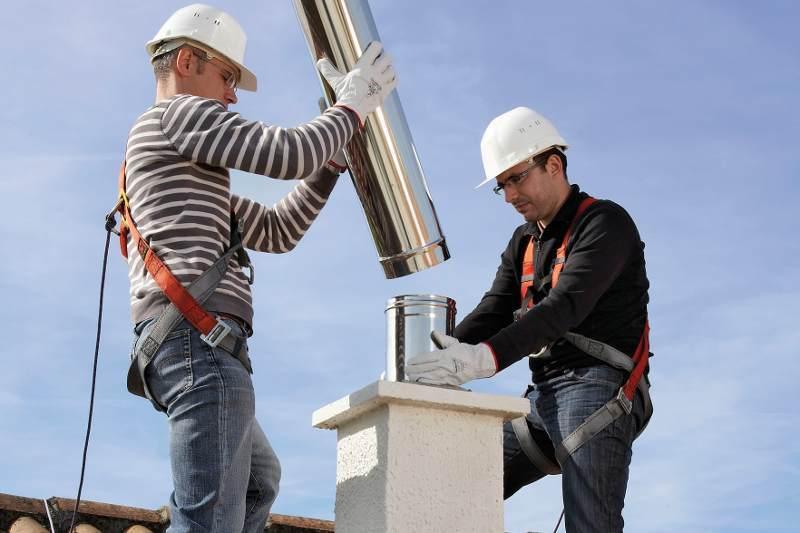 Chimney installation