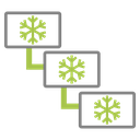 Smart defrosting in cascade