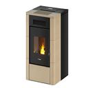 Pellet thermo stove Cadel Idro River Idrotech 24 Majolica