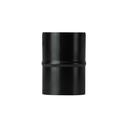 Vitreous enamel fitting M/M 100 mm black matt Save Pellet