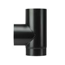 Vitreous enamel T-piece F/F 140 mm black matt Save Plus