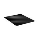 Stove hearth plate 70x60 cm matt black painted steel Save